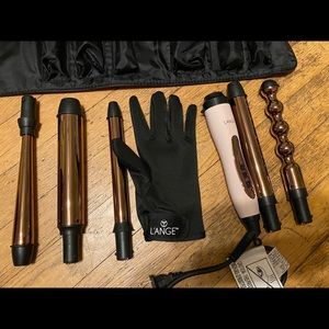 Lange 5 pieces curling wand set